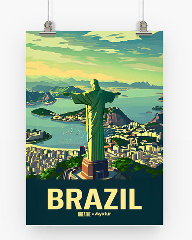 Redeemed in Brazil [BREATHE] Art Poster