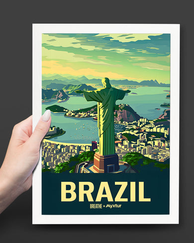 Redeemed in Brazil [BREATHE] Art Poster
