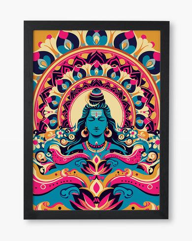 Shiva-Origin of Creation Art Poster