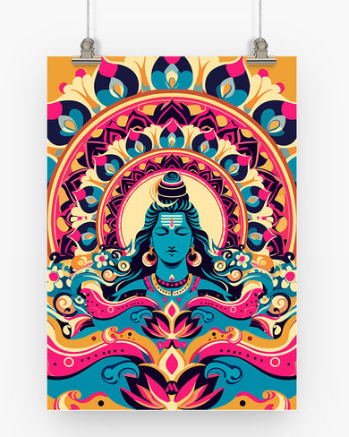 Shiva-Origin of Creation Art Poster