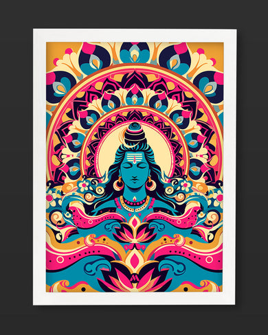 Shiva-Origin of Creation Art Poster