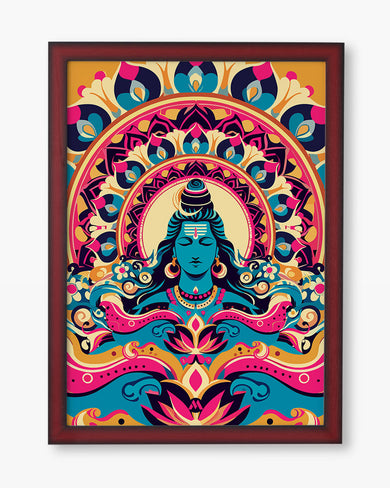 Shiva-Origin of Creation Art Poster