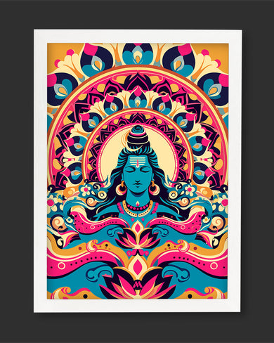 Shiva-Origin of Creation Art Poster