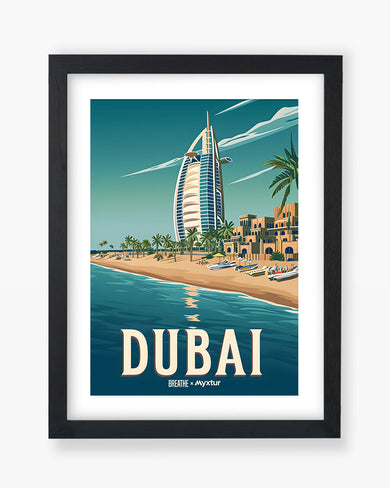 Shores of Dubai [BREATHE] Art Poster