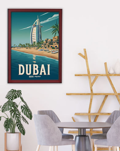 Shores of Dubai [BREATHE] Art Poster