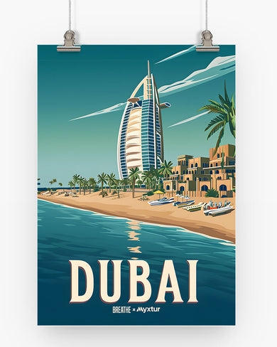 Shores of Dubai [BREATHE] Art Poster