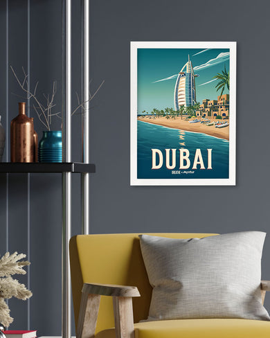 Shores of Dubai [BREATHE] Art Poster