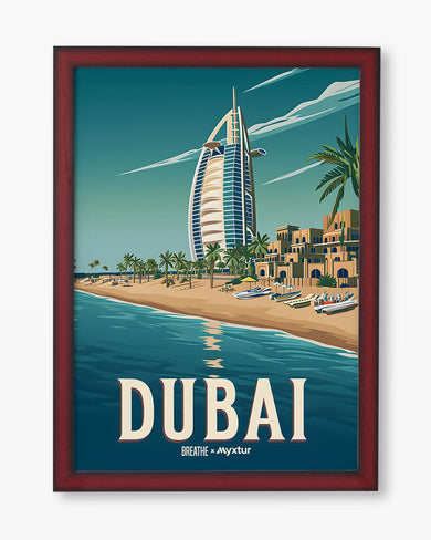Shores of Dubai [BREATHE] Art Poster