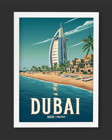 Shores of Dubai [BREATHE] Art Poster