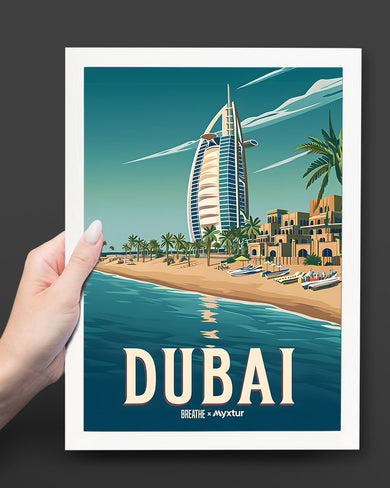 Shores of Dubai [BREATHE] Art Poster