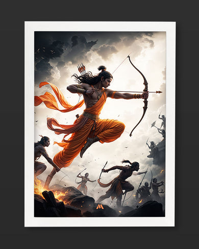 Warrior Prince Lord Ram Art Poster