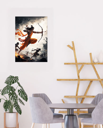 Warrior Prince Lord Ram Art Poster