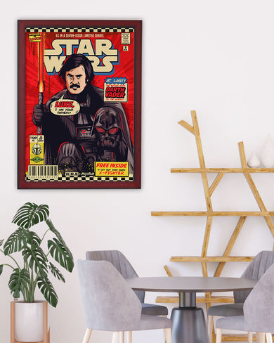 Darth Vader Rajini [WDE] Art Poster