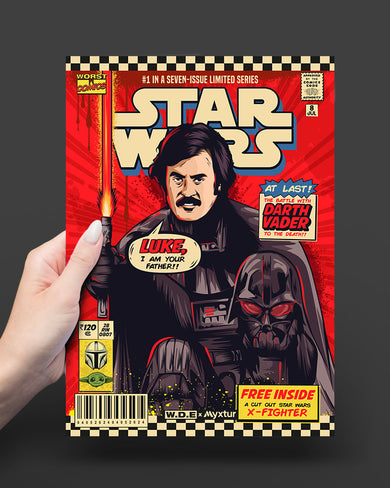 Darth Vader Rajini [WDE] Art Poster