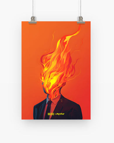 Blaze of Glory [BREATHE] Art Poster