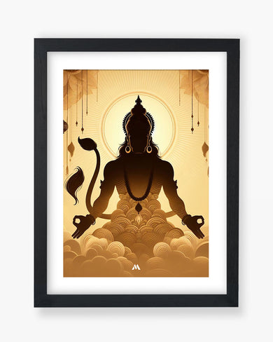 Vayu Putra Hanuman Art Poster