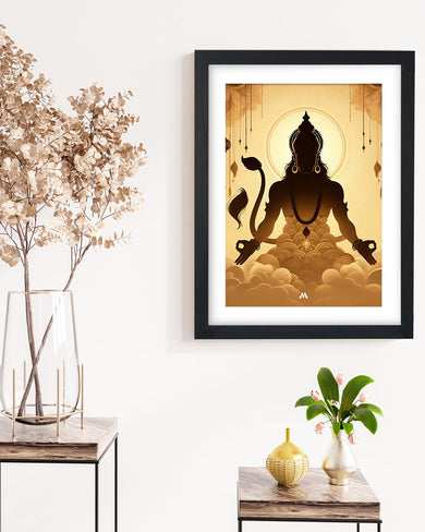 Vayu Putra Hanuman Art Poster