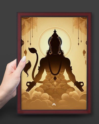 Vayu Putra Hanuman Art Poster