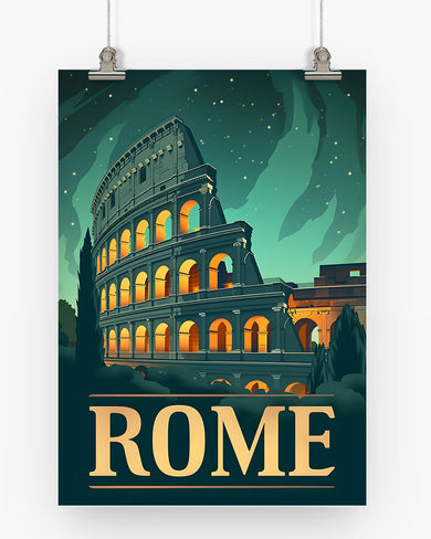 When in Rome [BREATHE] Art Poster