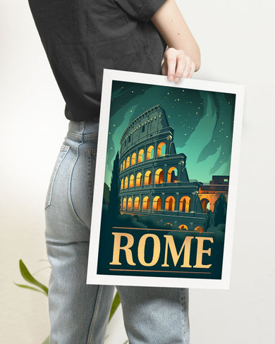 When in Rome [BREATHE] Art Poster