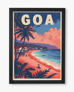 Goan Beaches [BREATHE] Art Poster