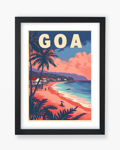 Goan Beaches [BREATHE] Art Poster
