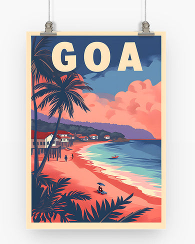 Goan Beaches [BREATHE] Art Poster