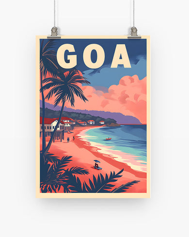 Goan Beaches [BREATHE] Art Poster