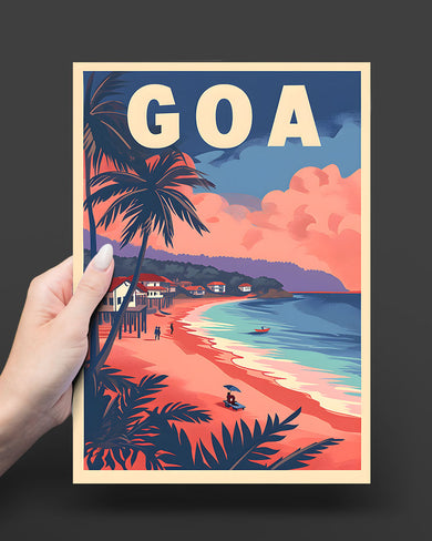 Goan Beaches [BREATHE] Art Poster