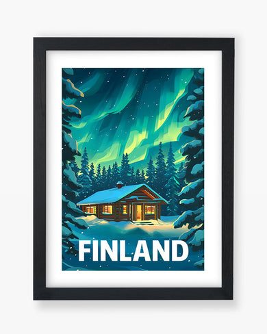 Aurora in Finland [BREATHE] Art Poster