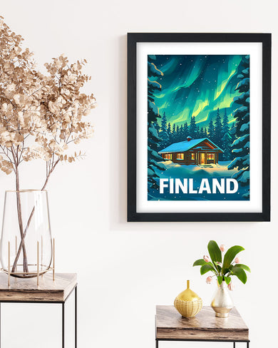 Aurora in Finland [BREATHE] Art Poster