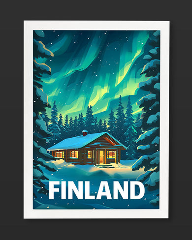 Aurora in Finland [BREATHE] Art Poster