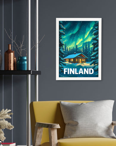 Aurora in Finland [BREATHE] Art Poster