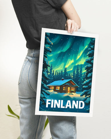 Aurora in Finland [BREATHE] Art Poster