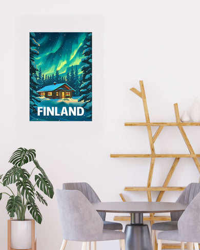 Aurora in Finland [BREATHE] Art Poster