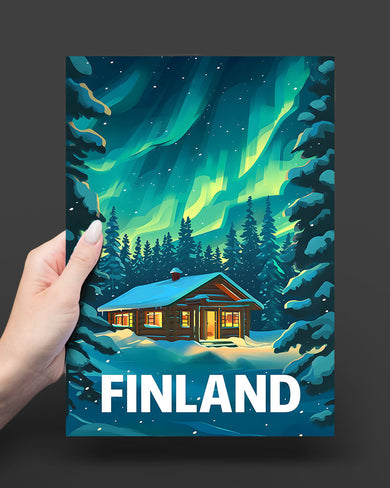 Aurora in Finland [BREATHE] Art Poster