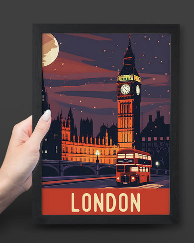 London Night [BREATHE] Art Poster