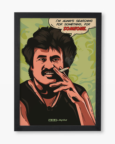 Rajini-Searching for Someone [WDE] Art Poster