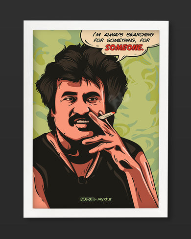 Rajini-Searching for Someone [WDE] Art Poster
