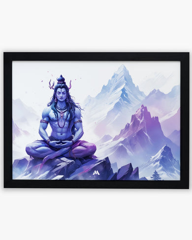 Serenity on Kailash Art Poster