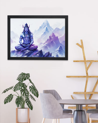 Serenity on Kailash Art Poster