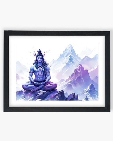 Serenity on Kailash Art Poster