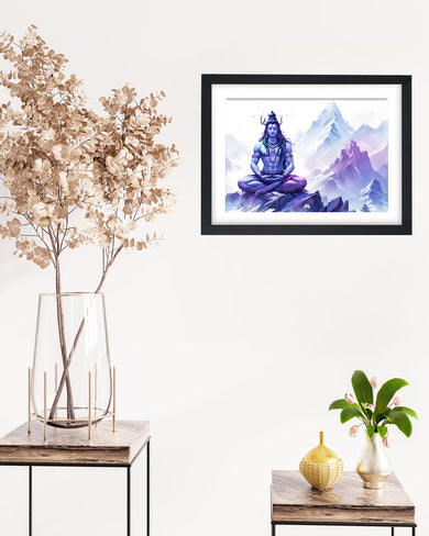 Serenity on Kailash Art Poster