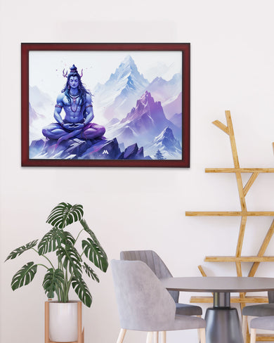 Serenity on Kailash Art Poster