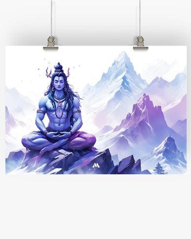 Serenity on Kailash Art Poster