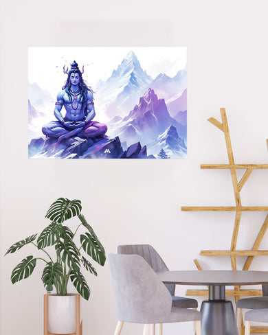 Serenity on Kailash Art Poster