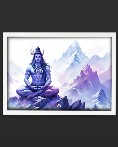 Serenity on Kailash Art Poster