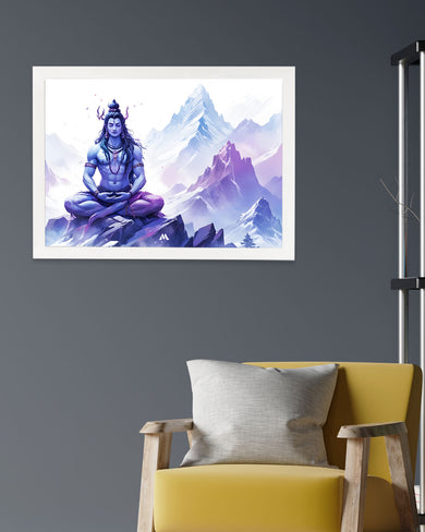 Serenity on Kailash Art Poster