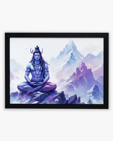 Serenity on Kailash Art Poster