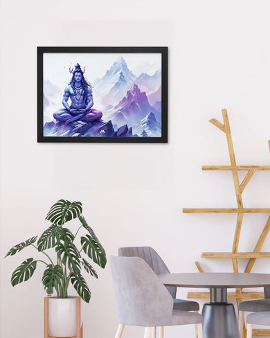 Serenity on Kailash Art Poster